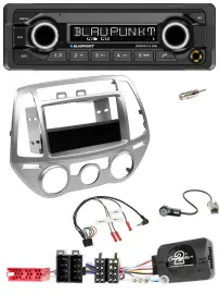 Blaupunkt Bluetooth DAB Lenkrad USB Autoradio für Hyundai i20 2012-2014 silber m