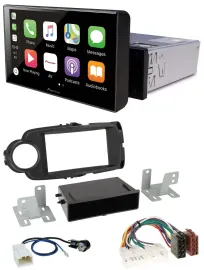 Pioneer Bluetooth MP3 DAB USB Autoradio für Toyota Yaris (11-14) - schwarz