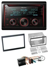 Pioneer 2DIN DAB MP3 Bluetooth USB CD Autoradio für Peugeot 207 307 Expert Partn