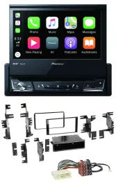 Pioneer DVD Bluetooth DAB USB MP3 Autoradio für Nissan Quest Rogue ab 11 Titan a