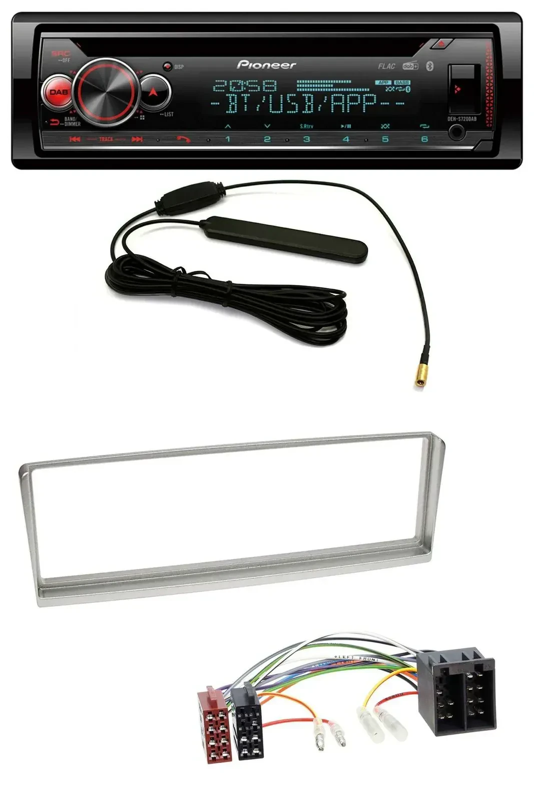 Автомагнитола для Alfa Romeo 156 (2001–2003) Pioneer USB, DAB, MP3, Bluetooth, CD