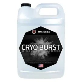Master Fog Cryo Burst Fast Dissipating Fog/Smoke Machine Fluid/Juice Gallon