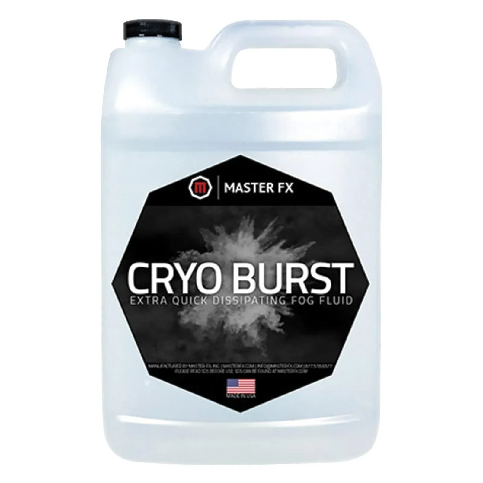Master Fog Cryo Burst Fast Dissipating Fog/Smoke Machine Fluid/Juice Gallon