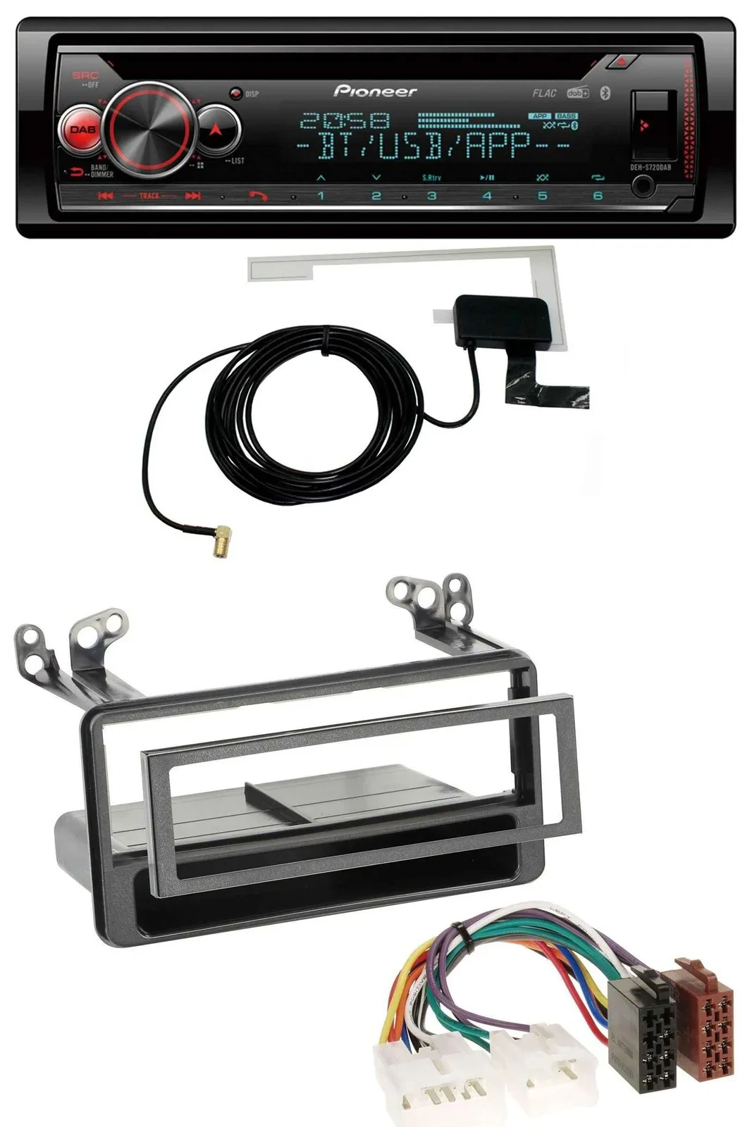 Pioneer DAB CD MP3 USB Bluetooth Autoradio für Toyota Avensis, Verso, Celica