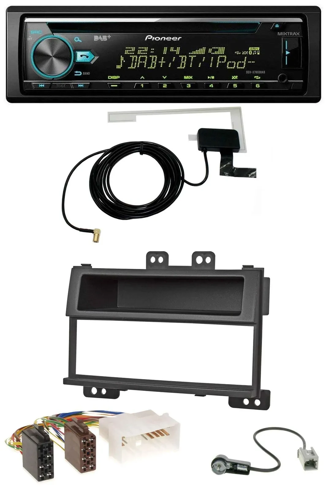 Pioneer MP3 AUX CD USB DAB Autoradio für Hyundai i20 (2008-2011)