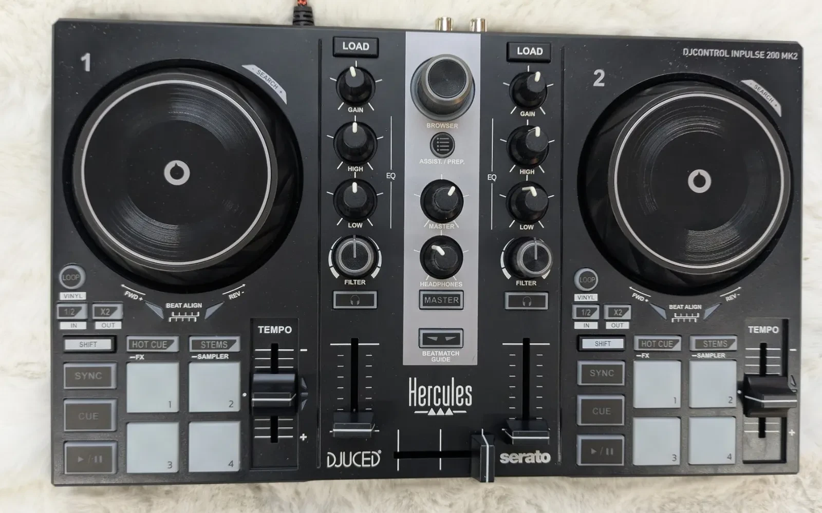 Hercules DJControl Inpulse 200 MK2 2-Channel DJ Controller 4 Serato DJ & Djuced