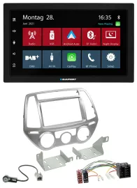 Blaupunkt MP3 Bluetooth DAB 2DIN USB Autoradio für Hyundai i20 12-14 man. Klima