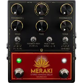 Педаль эффектов для электрогитары Walrus Audio Meraki Analog Stereo Delay Effects Pedal Black