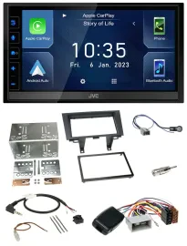 JVC DAB Bluetooth Lenkrad USB 2DIN Autoradio für Honda CRV 2006-2012