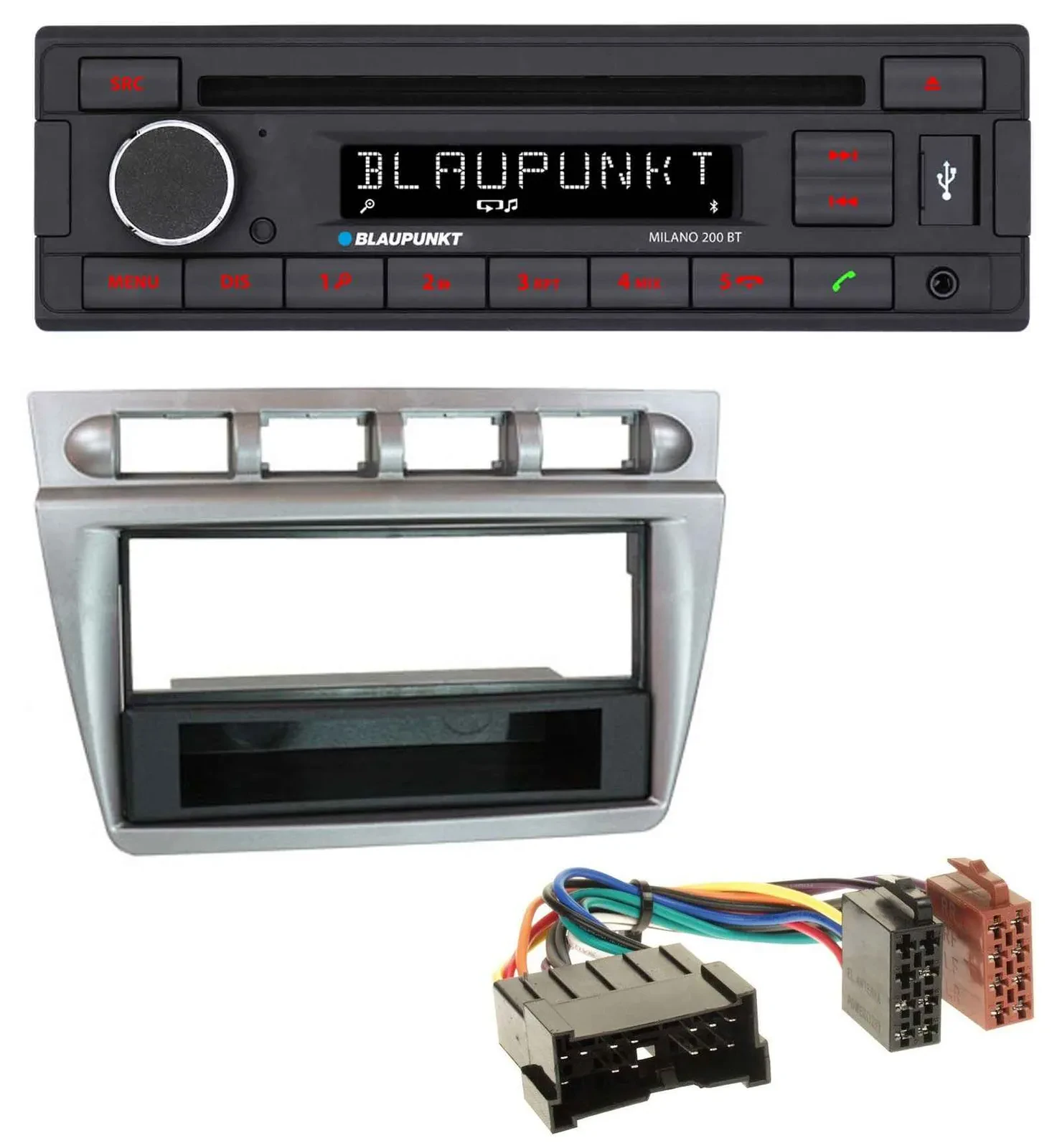 Blaupunkt MP3 USB CD Bluetooth AUX Autoradio für Kia Picanto (2004-2007)