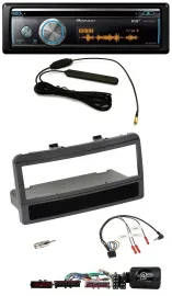 Pioneer CD USB Bluetooth DAB Lenkrad Autoradio für Ford Mondeo 00-02 schwarz Abl