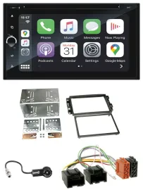 Blaupunkt 2DIN Bluetooth DAB USB DVD MP3 Autoradio für Chevrolet Aveo Epica Capt
