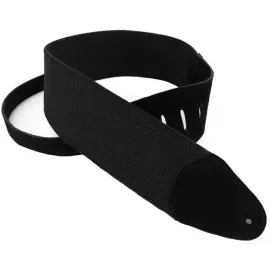 Henry Heller 3.25" Wide Polyester Weave Flex Guitar Strap #HPFLEX-BLK