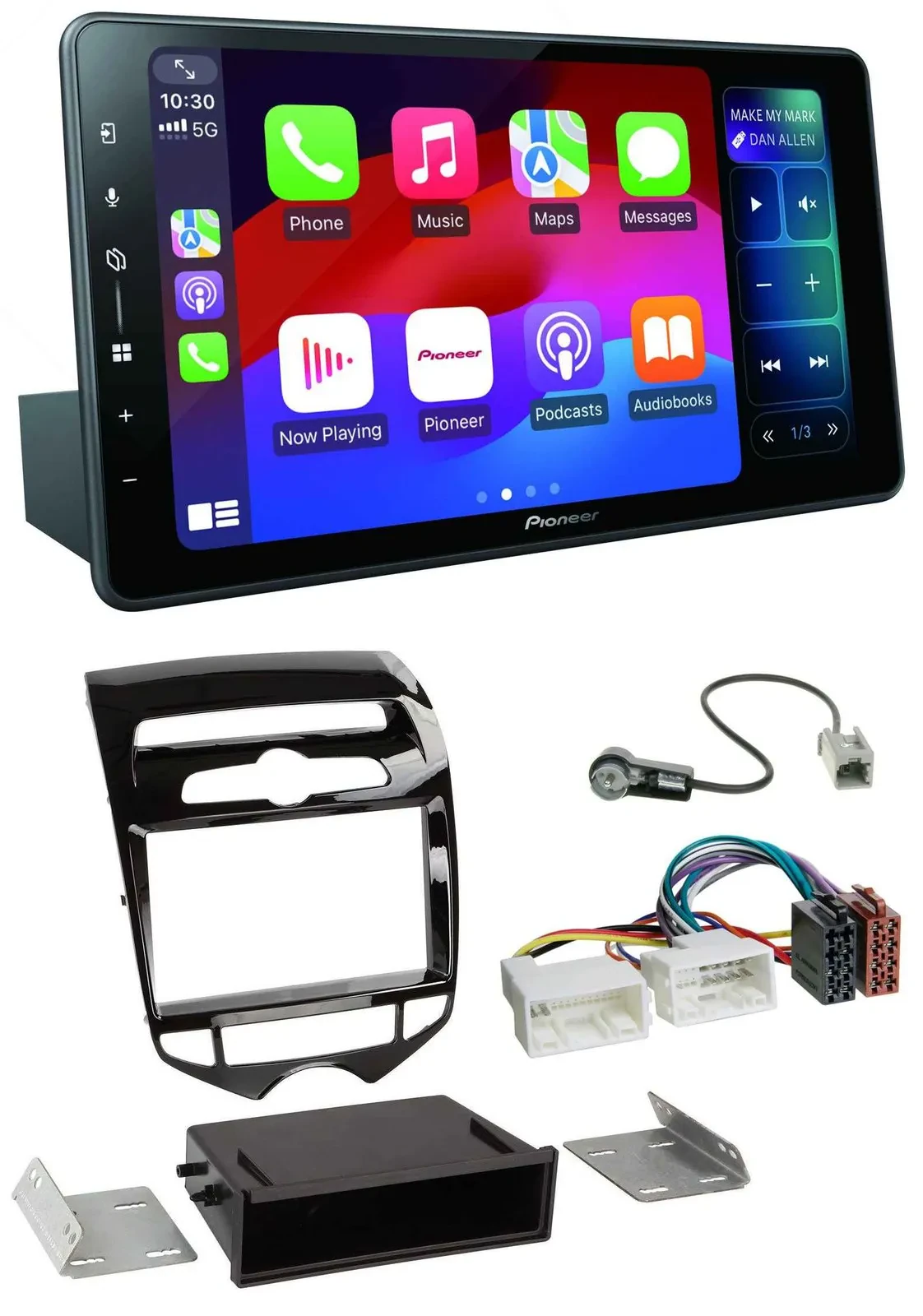 Pioneer Bluetooth DAB MP3 USB Autoradio für Hyundai ix20 ab 10 autom. Klima