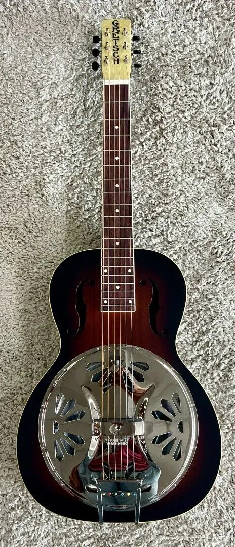 Gretsch G9230 Bobtail Square-Neck Resonator Guitar with Pickup - 2 tone Sunburst