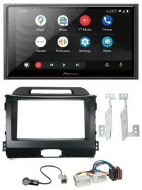 Pioneer USB 2DIN DAB MP3 Bluetooth Autoradio für Kia Sportage 3 10-15 SL schwarz