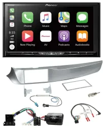 Pioneer 2DIN Lenkrad USB DAB DVD Bluetooth Autoradio für Alfa Giulietta 2010-201