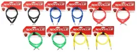 Коммутационный кабель Rockville RCTR103 Multicolor 0.9 м (10 штук)