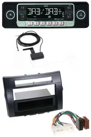 Автомагнитола Dietz DAB, Bluetooth, USB, MP3 для Toyota Corolla Verso 2004–2009 черный