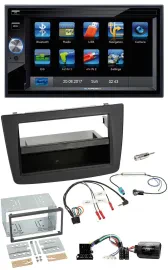 Blaupunkt SD USB TMC Bluetooth 2DIN Lenkrad Navigation für Alfa Romeo Mito 08-14