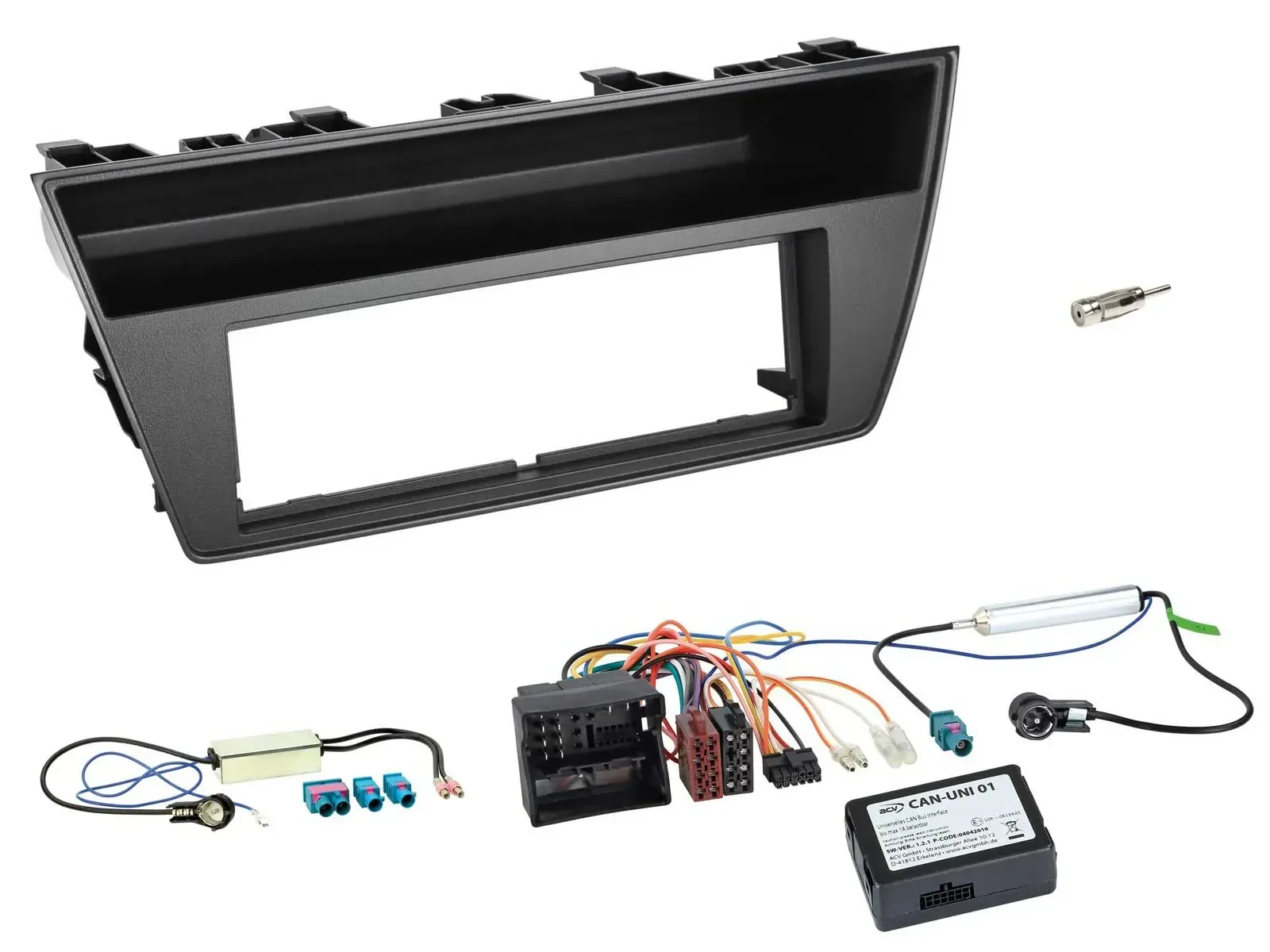 Einbauset CAN-Bus DIN Autoradio für Skoda Fabia III ab 2014 schwarz