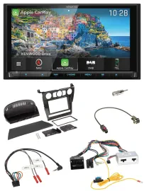 Kenwood Bluetooth Lenkrad 2DIN USB TMC DAB Navigation für BMW 5er 2007 E60 ohne