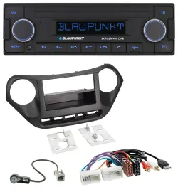 Blaupunkt DAB USB Bluetooth MP3 Autoradio für Hyundai i10 (ab 2013) AUX USB