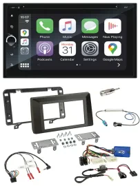 Blaupunkt DAB USB Bluetooth Lenkrad 2DIN TMC Navigation für Dacia Duster ab 2021