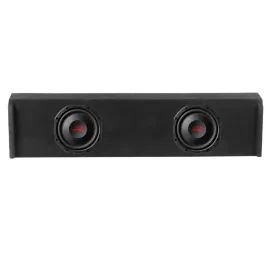 NVX VE-FRD-150CCG12-D10S Dual 10" Sealed Enclosure with Two RS-W10D2 Subwoofer