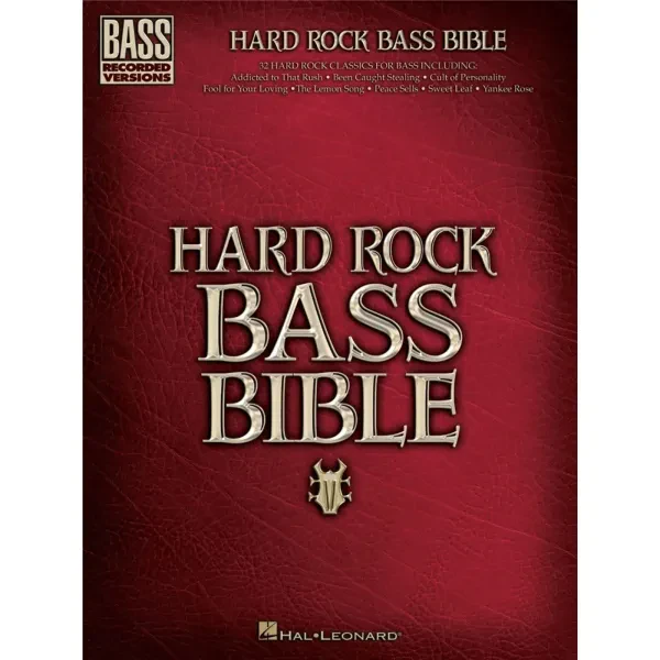 Сборник песен Hal Leonard Hard Rock Bass Bible