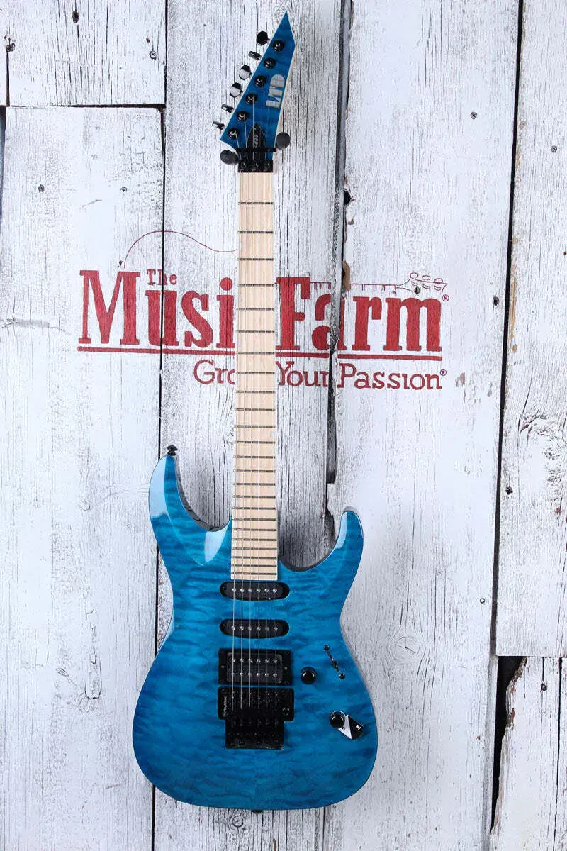 Электрогитара LTD MH-203QM See Thru Blue