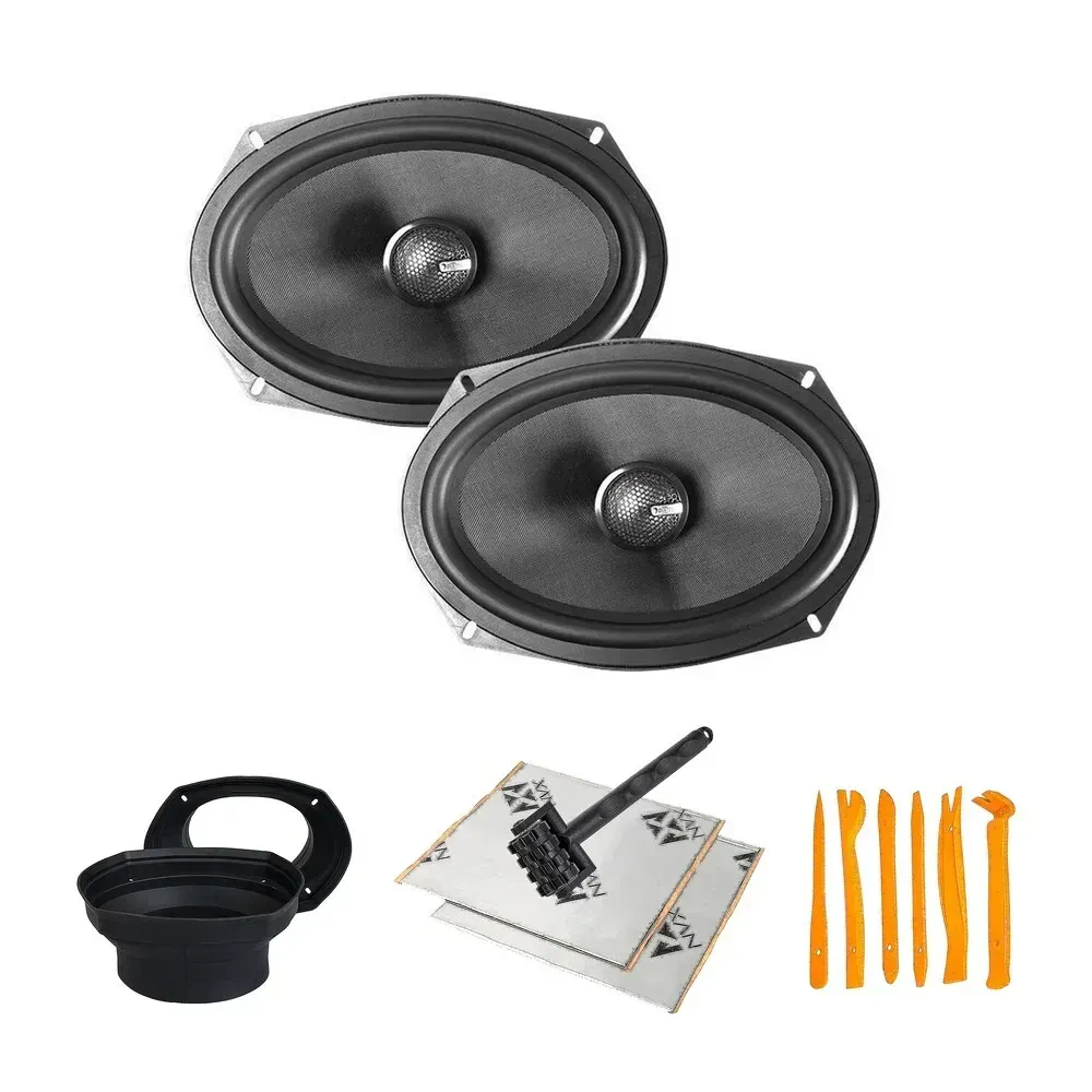 Diamond Audio DES692 150W RMS 6"x9" Coaxial Speakers with Accessories