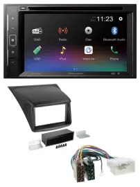 Pioneer Bluetooth MP3 USB 2DIN DAB DVD Autoradio für Mitsubishi L200 2006-2015