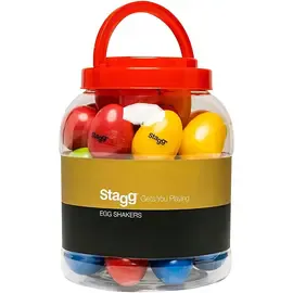 Шейкер Stagg Plastic 40-Piece Multicolor Egg Shakers 40 шт.