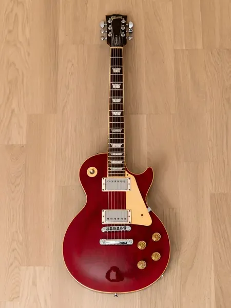 Электрогитара Gibson Les Paul Standard HH Cherry w/case USA 1998