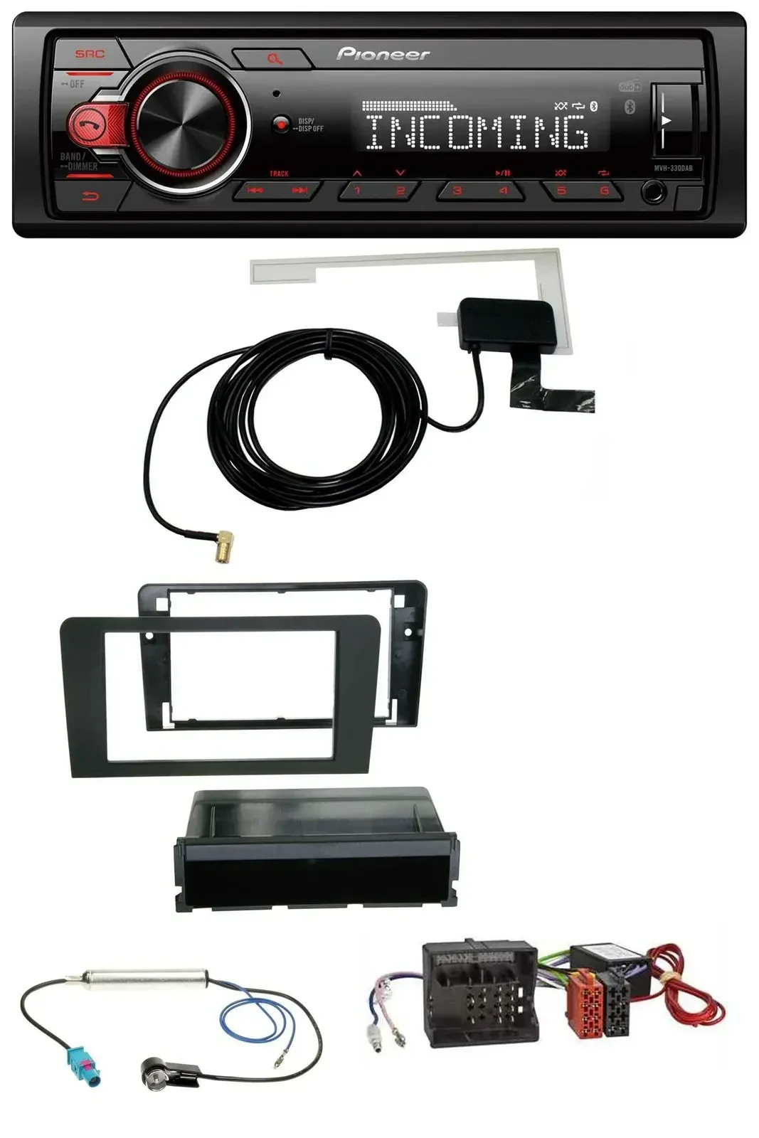 Автомагнитола для Audi A3 8P (2006–2012) Pioneer USB, MP3, DAB, Bluetooth