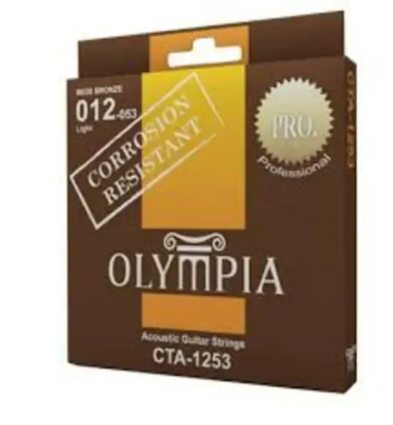 Струны для акустической гитары Olympia CTA1253 12-53, бронза