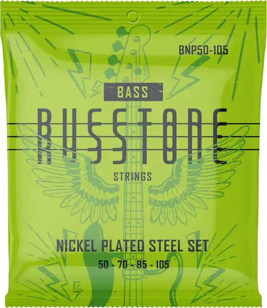 Russtone BNP50-105 струны для бас-гитары Nickel Plated Bass (50-70-85-105)