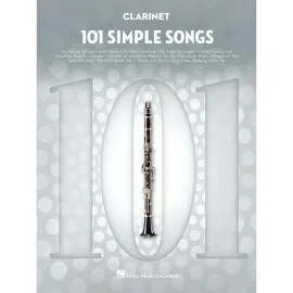 Hal Leonard 101 Simple Songs - Clarinet - Noten Sammlung für Holzblasinstrumente