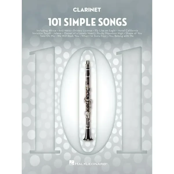 Hal Leonard 101 Simple Songs - Clarinet - Noten Sammlung für Holzblasinstrumente