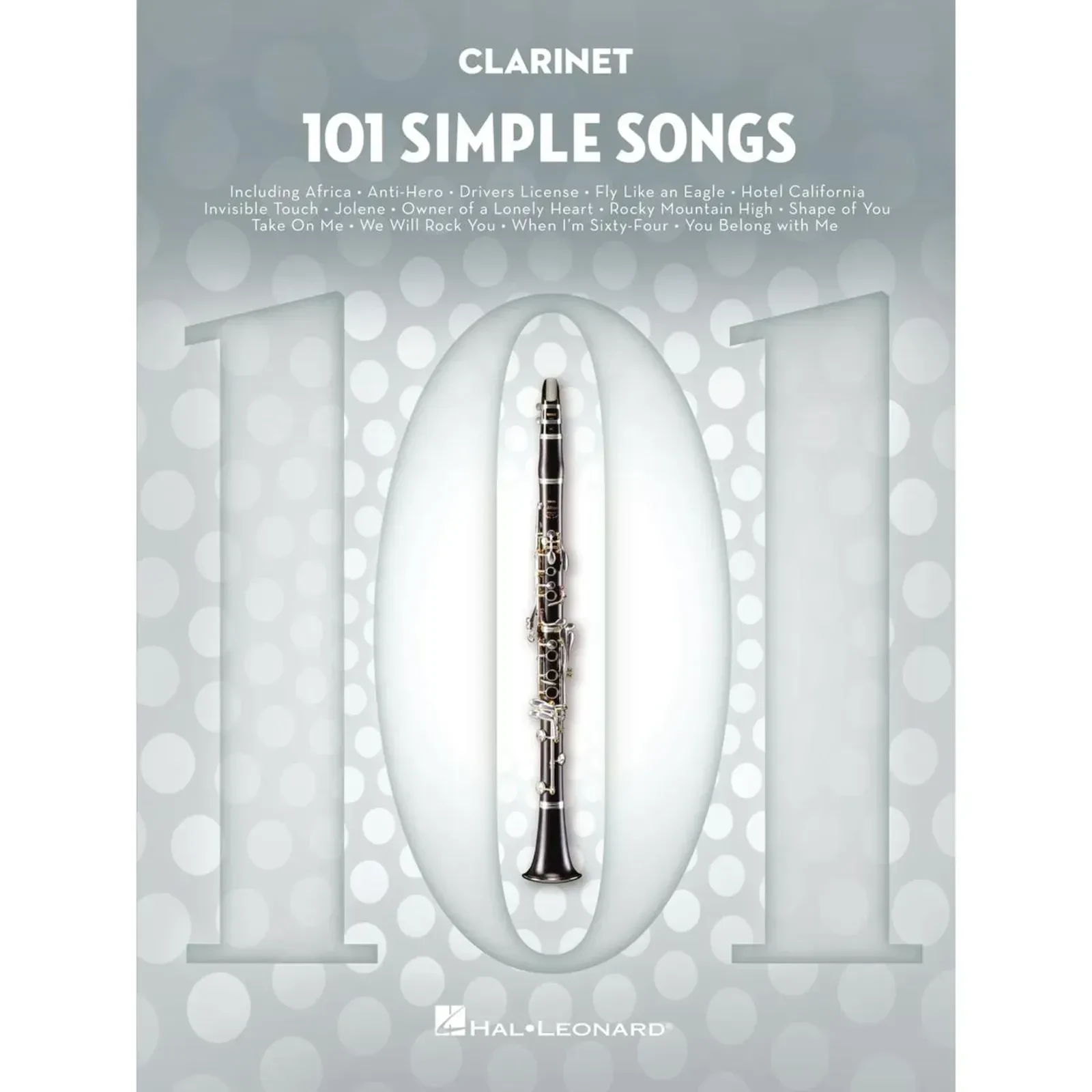 Сборник песен Hal Leonard 101 Simple Songs Clarinet