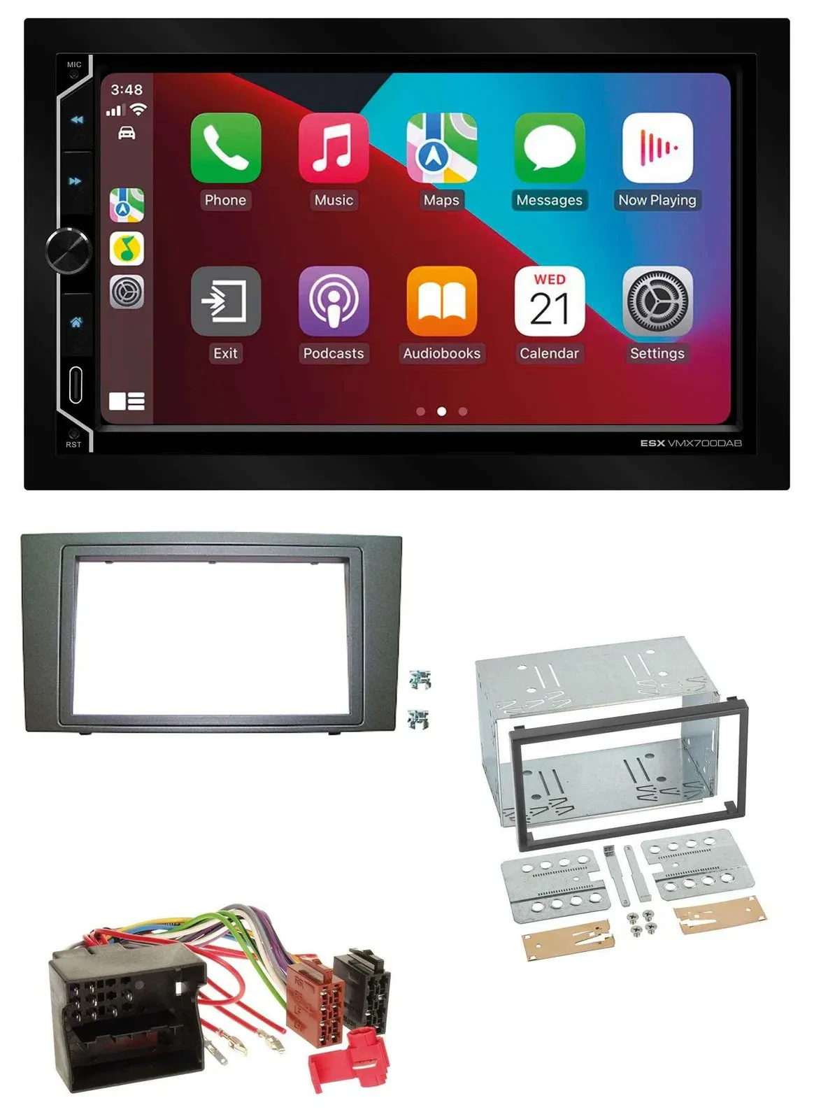 Автомагнитола для Ford Mondeo (2003–2007) ESX 2-DIN DAB USB MP3 Bluetooth