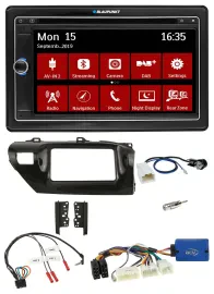 Blaupunkt Bluetooth DAB 2DIN USB DVD Lenkrad Autoradio für Toyota Hilux 2015-202