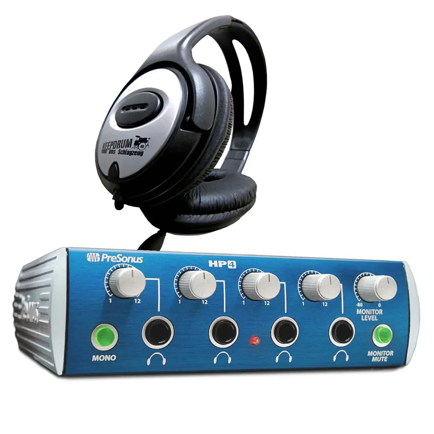 Усилитель для наушников PreSonus HP4 (набор) с наушниками keepdrum