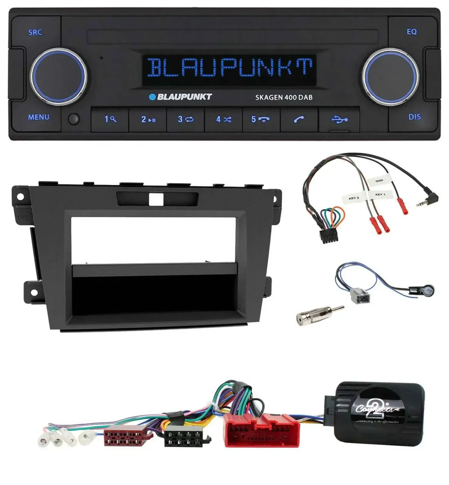 Blaupunkt DAB USB Bluetooth Lenkrad Autoradio für Mazda CX-7 2009-2013
