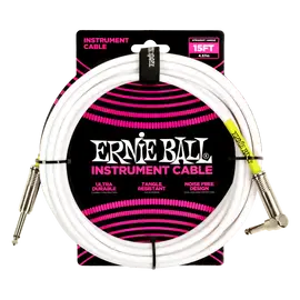 Инструментальный кабель Ernie Ball 6400 4.5м Classic White