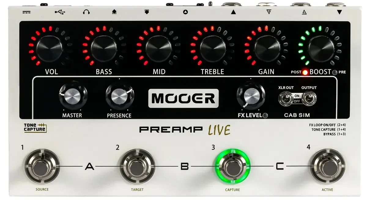 Напольный предусилитель для электрогитары Mooer PreAMP Live