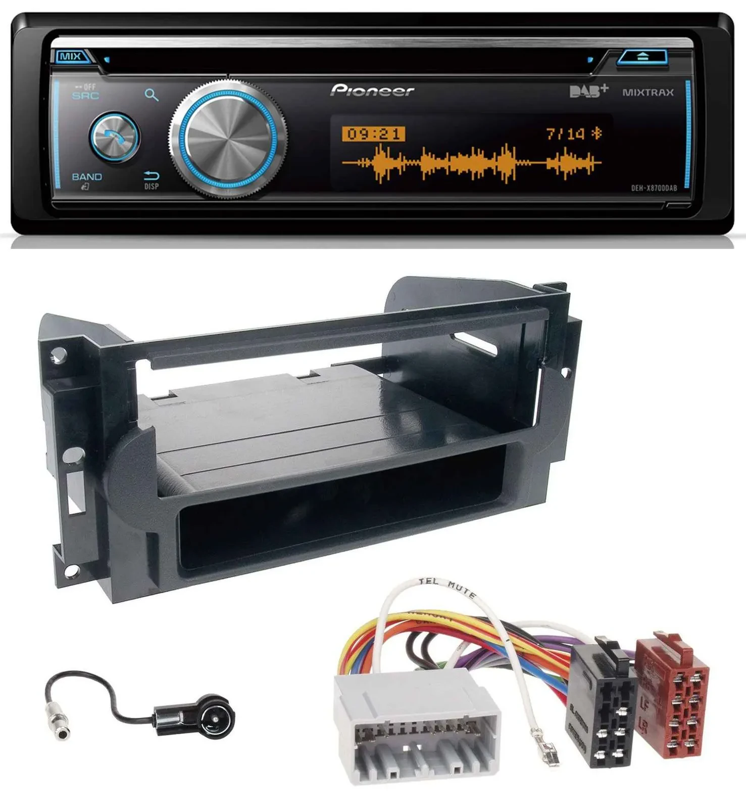 Pioneer MP3 DAB USB CD Bluetooth Autoradio für Chrysler PT Cruiser 300C Dodge Je