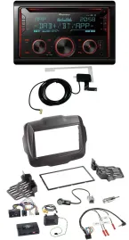 Pioneer 2DIN Lenkrad DAB USB CD Bluetooth Autoradio für Jeep Renegade ab 2015