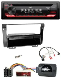JVC CD DAB USB Bluetooth Lenkrad Autoradio für Landrover Freelander 2004-2006